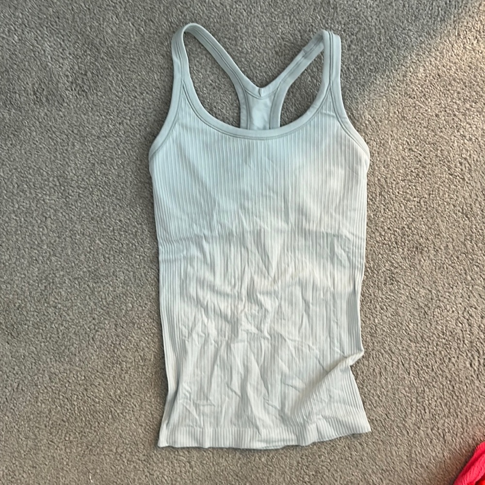 LULULEMON ebb to street tank top size 2